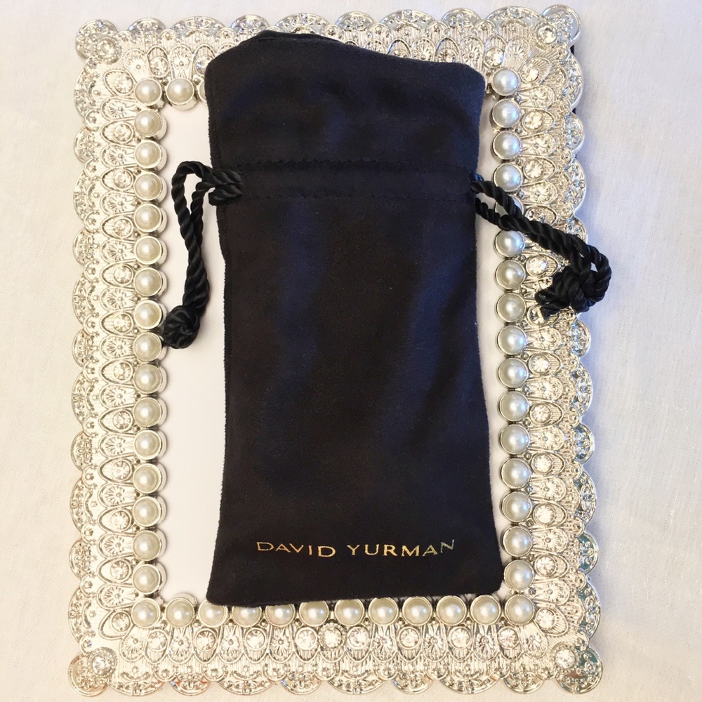 RARE David Yurman Black Jewelry Pouch Dust Bag